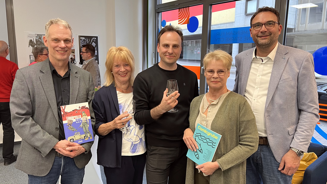 Großer Auftakt für die Ausstellung Comic – No Capes Needed