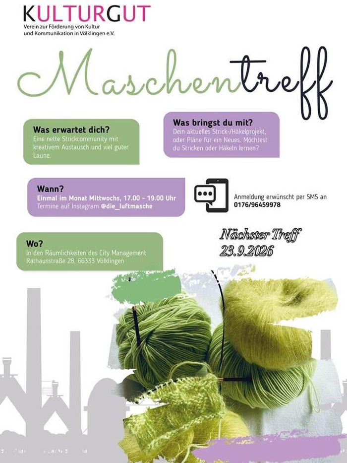 Maschentreff am 23. September 2026